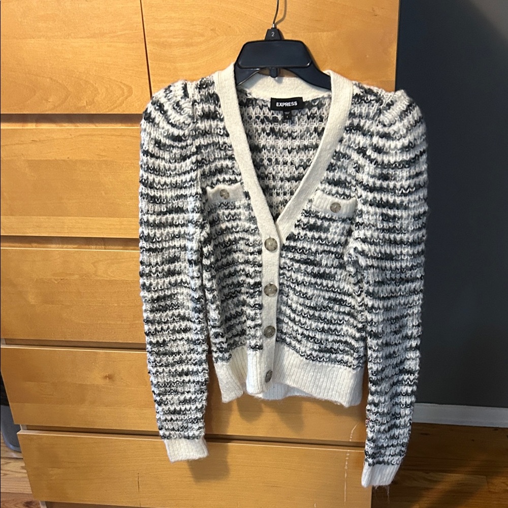 Express Monochrome Women's Cardigan